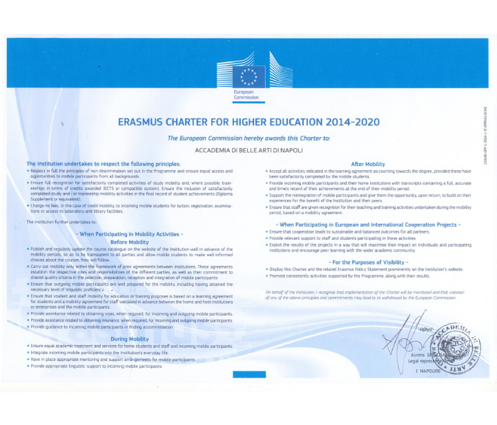 erasmus charter for higher education 2014-2020.